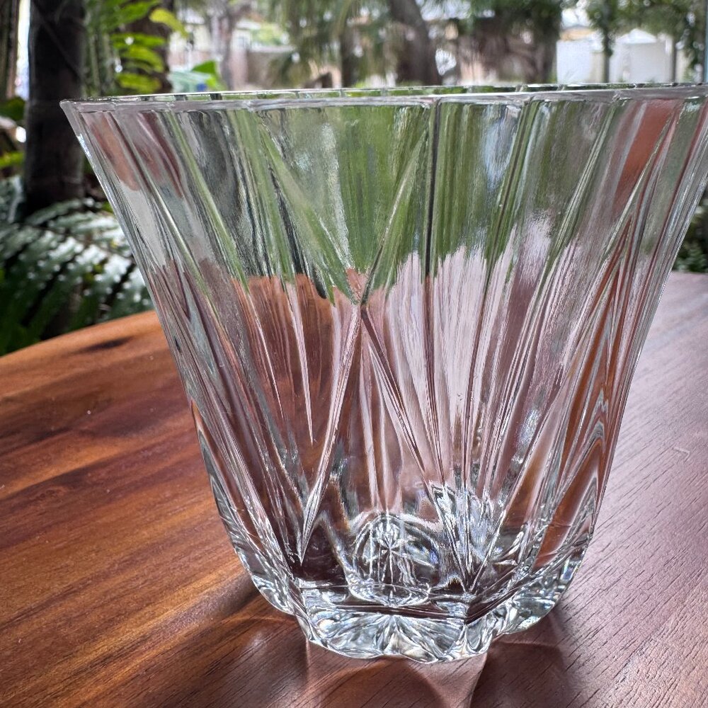 Vintage St. George 24% Lead Crystal Votive Holder